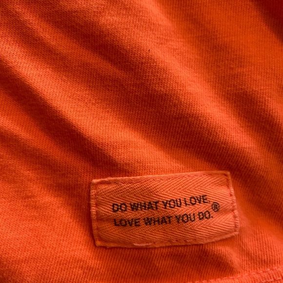 Life Is Good Vibrant Orange Fitted Tee - Picture 2 of 6